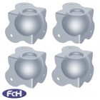 Large Stackable Ball Corners - 58mm x 58mm - Pack of 4
